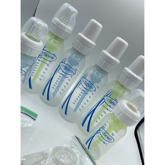 6 Dr. Brown's Anti-Colic Natural Flow Bottles 2x4 oz and 4x8 oz Bs286 - Picture 4 of 16